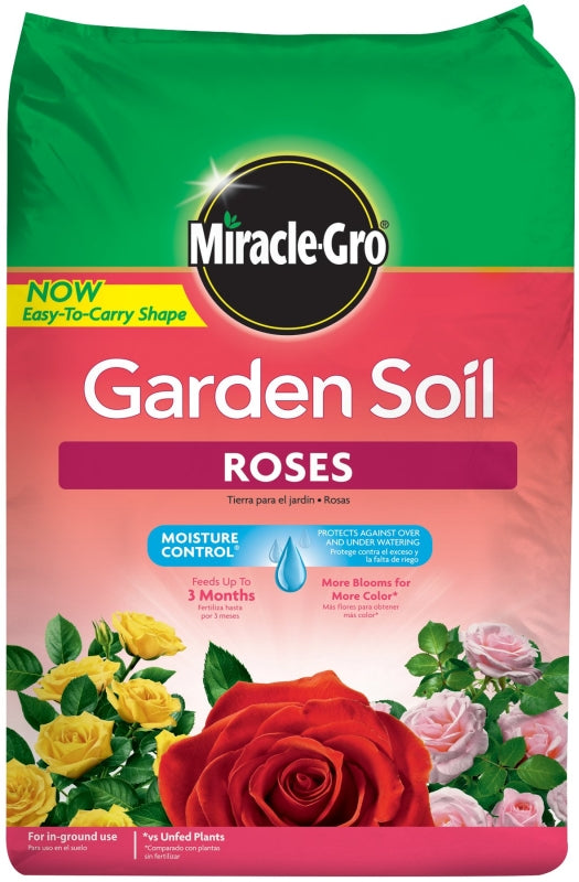 Miracle-Gro 73559430 Garden Soil, 1.5 cu-ft Coverage Area