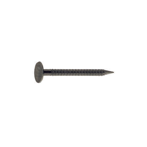 Grip-Rite 1-3/8 in. Drywall Bright Steel Nail Flat Head 1 lb, Pack of 12