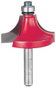 Freud 36-116 Series Router Bit, 3/8 in Dia, 1-1/2 in Dia Cutter, 2-1/2 in OAL, 1/4 in Dia Shank, 4-Cutter, Carbide