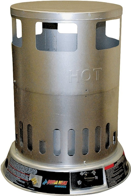 Reddy Heater LPC80 Convection Heater, Liquid Propane, 50000 to 80000 Btu, 2000 sq-ft Heating Area, Silver