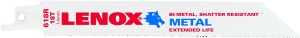 Lenox 20567S618R Reciprocating Saw Blade, Applicable Materials: Non-Ferrous Metal, Stainless Steel, Structural Steel
