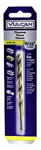 Vulcan 219701OR Jobber Drill Bit, 9/32 in Dia, 4-1/4 in OAL, 3-Flat Shank
