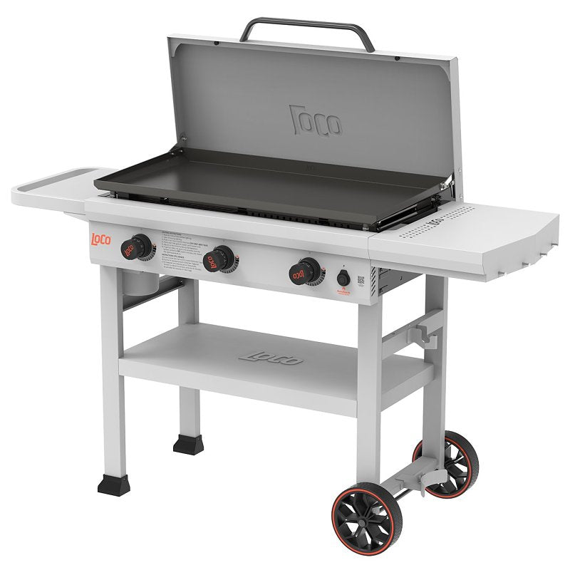 LoCo SmartTemp Series 2023050174 Classic Griddle, Liquid Propane, 3-Burner, 668 sq-in Primary Cooking Surface, Chalk