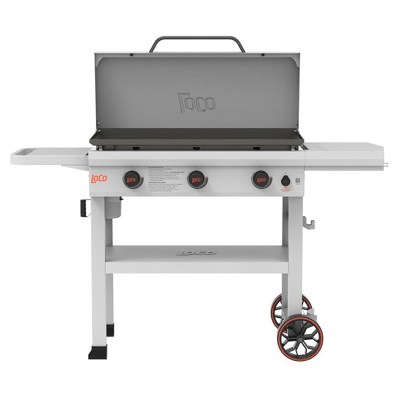 LoCo SmartTemp Series 2023050174 Classic Griddle, Liquid Propane, 3-Burner, 668 sq-in Primary Cooking Surface, Chalk