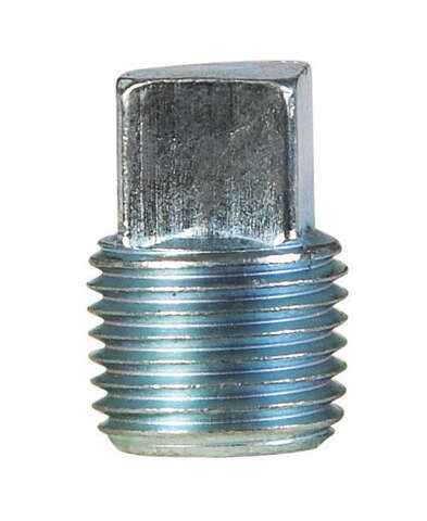 Billco Corporation 1/4 in. MPT Galvanized Square Head Plug, Pack of 5