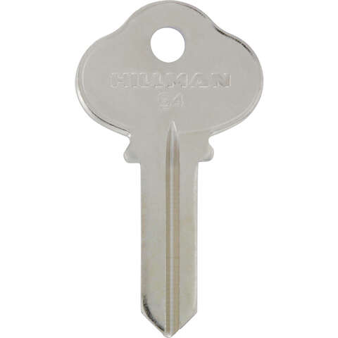 HILLMAN Traditional Key House/Office Key Blank 124 S4 Single For Sargent Locks, Pack of 4