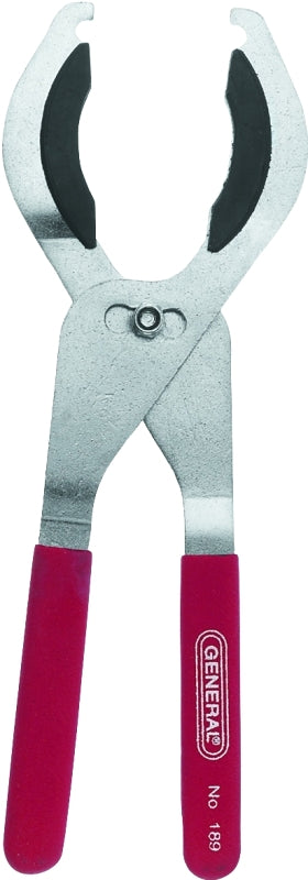 General 189 Drain Pliers, 4 in Jaw Opening, 3-Position Slip Joint Jaw, Textured Handle