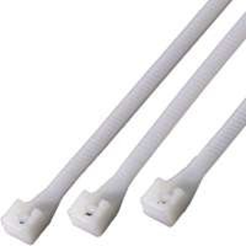 Gardner Bender 10098NL Cable Tie Assortment, 2 in Max Bundle Dia, Nylon, White
