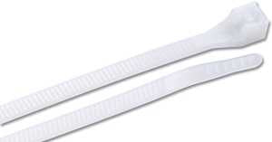 Gardner Bender 46-315 Cable Tie, 0.3 in Max Bundle Dia, Double-Lock Locking, 6/6 Nylon, Natural, 14 in L, 100/PK