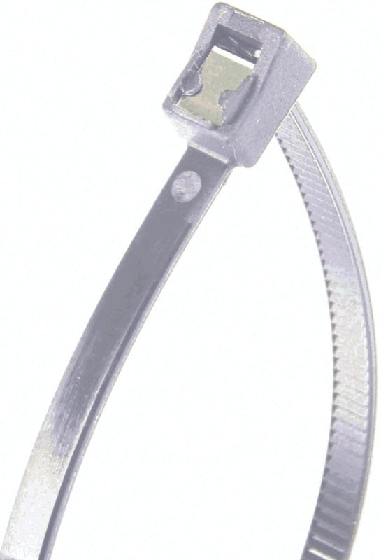 Gardner Bender 46-314SC Cable Tie, 4 in Max Bundle Dia, Double-Lock Locking, Nylon, Natural