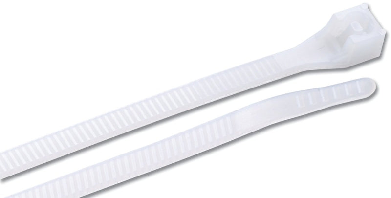 Gardner Bender 46-415 Cable Tie, 4 in Max Bundle Dia, Double-Lock Locking, 6/6 Nylon, Natural