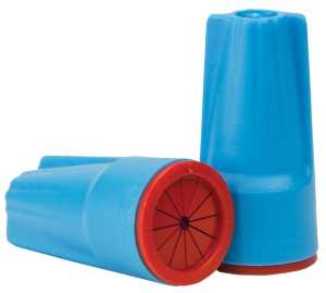 King Innovation Dryconn Series 62210 Wire Connector, Aqua/Red, 22 to 8 AWG Wire, Copper Contact, 5/Pk
