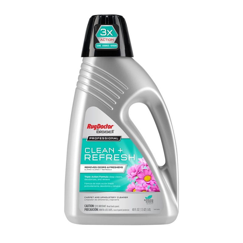 RugDoctor Professional Series 5155 Clean and Refresh Carpet Cleaner, 48 oz Bottle, Liquid, Spring Oasis, Pale Yellow, Pack of 6