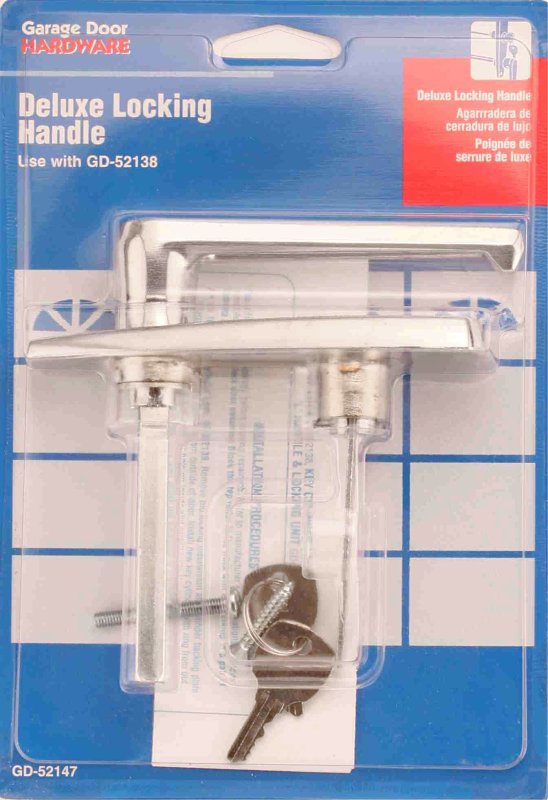 Prime-Line GD 52147 L-Handle and Locking Unit, 5/16 in L Shaft, Chrome