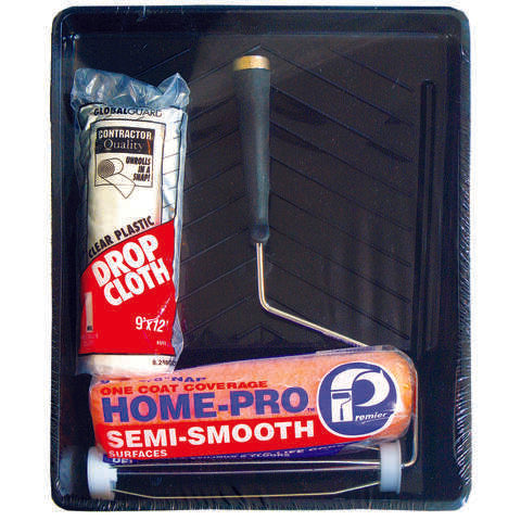 Premier Home-Pro 9 in. W Cage Paint Roller Kit Threaded End