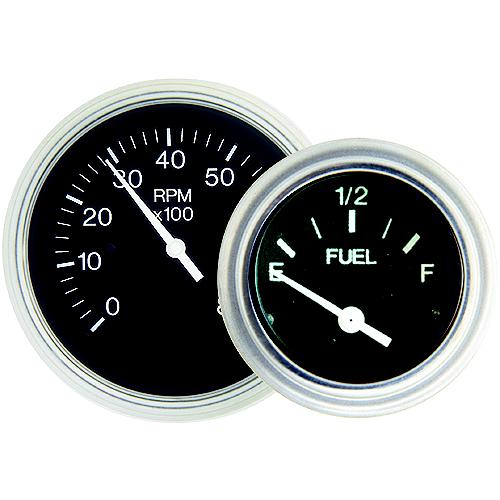 Sierra 82288P Heavy Duty Series 3″ Outboard & 4 Stroke Gas Engine 0-6,000 RPM Dial Range Tachometer Gauge with Outboard Alternator or Coil Sender Code