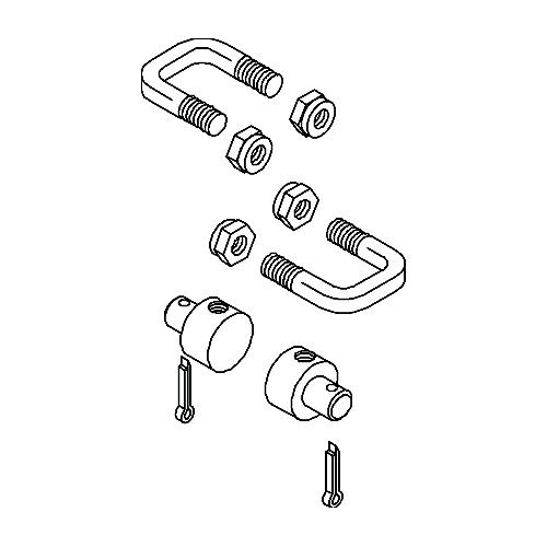 Dual Station Cable Hardware Kit