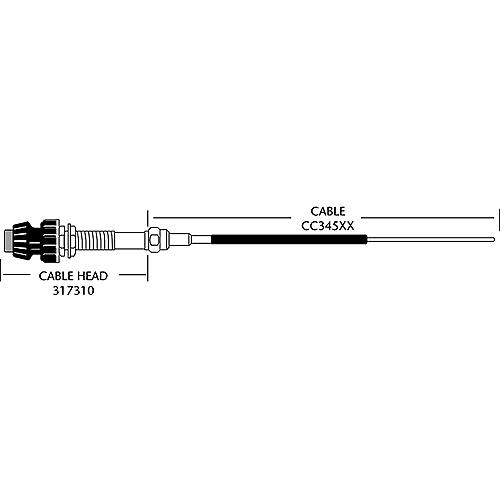 SeaStar Solutions 33LV No Hub Control Cable