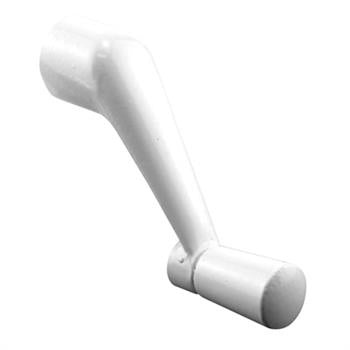 Prime-Line H 3712 Crank Handle, 2-11/16 in Projection, White, Zinc