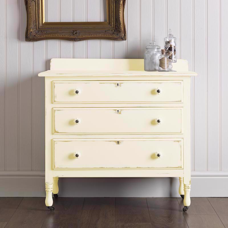 Rust-Oleum Chalked Ultra Matte Chiffon Cream Water-Based Chalk Paint 30 oz, Pack of 2