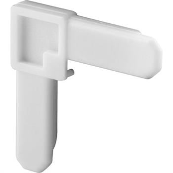 Make-2-Fit PL 7726 Square Cut Screen Frame Corner, Plastic, White, For: Square-Cut Ends of 7/16 Aluminum Screen Frame