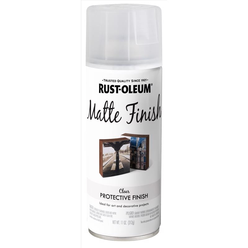 Rust-Oleum Speciality Matte Clear Spray Paint 11 oz, Pack of 6