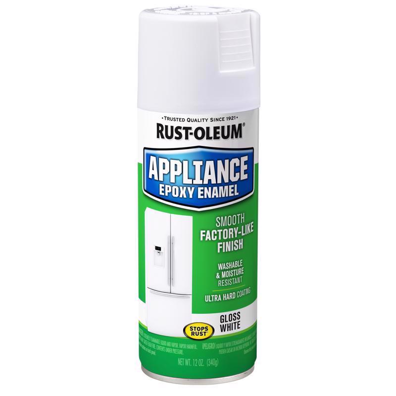 Rust-Oleum Specialty Gloss White Oil-Based Appliance Epoxy 12 oz, Pack of 6