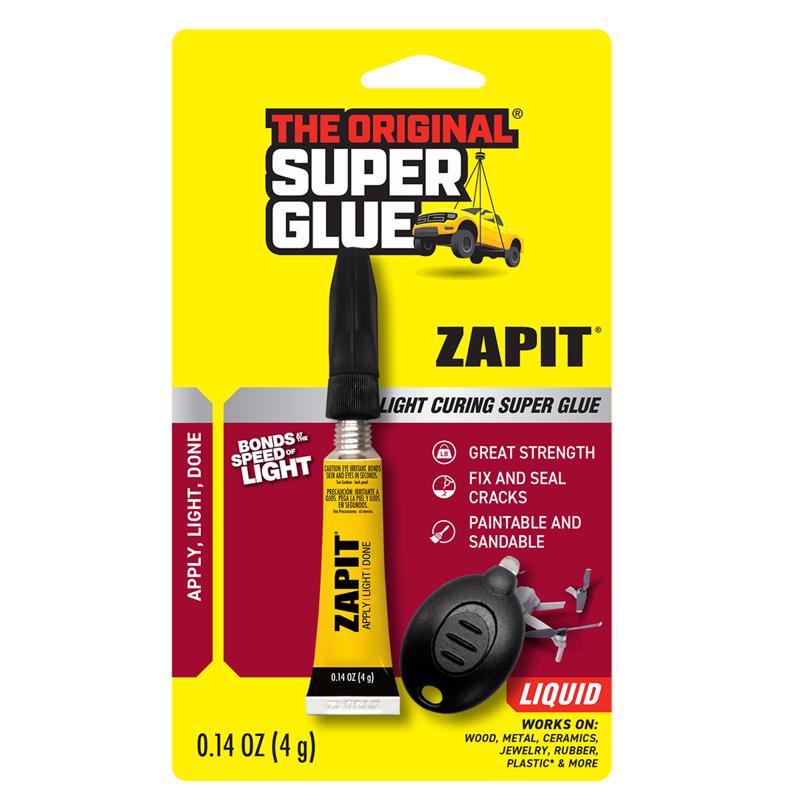 The Original Super Glue Zap It High Strength Light Cure Super Glue 0.14 oz