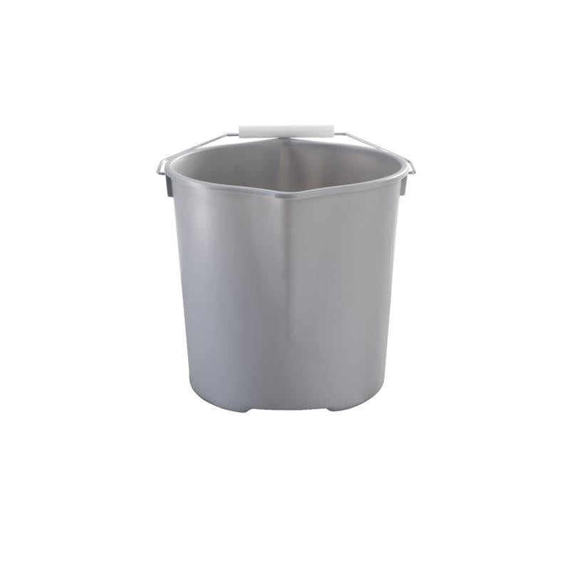 Quickie 11 qt Bucket Gray, Pack of 6