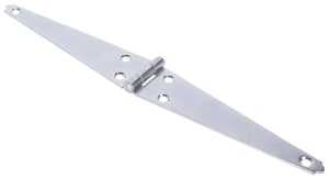 ProSource LSH-Z06-013L Strap Hinge, 1.8 mm Thick Leaf, 6 in, Steel, 180 Range of Motion, Screw Mount Mounting, Pack of 10