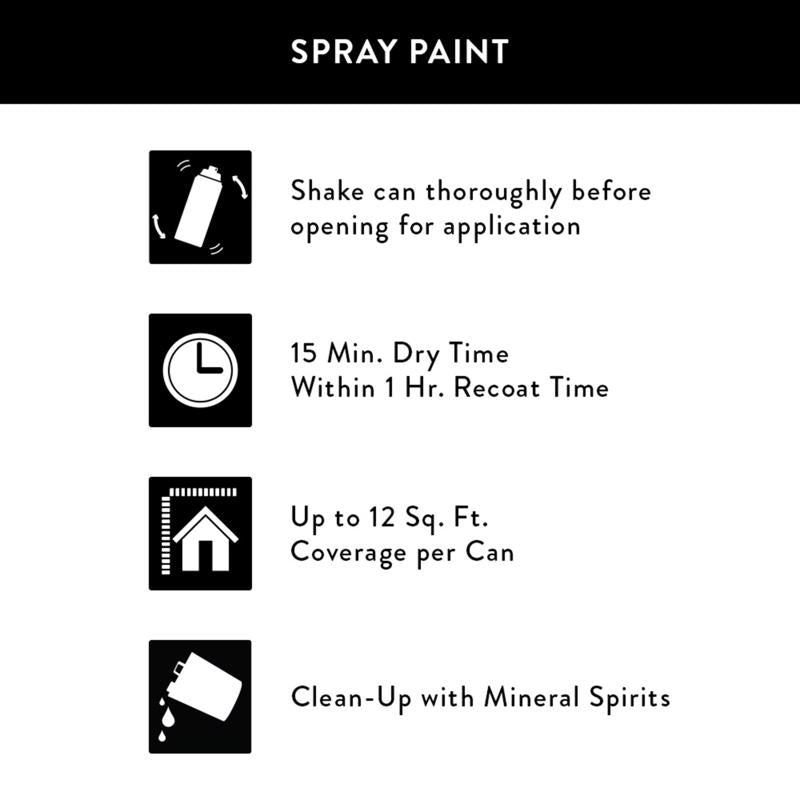 Magnolia Home by Joanna Gaines Matte Blackboard Sprayable Chalk Paint 12 oz, Pack of 6