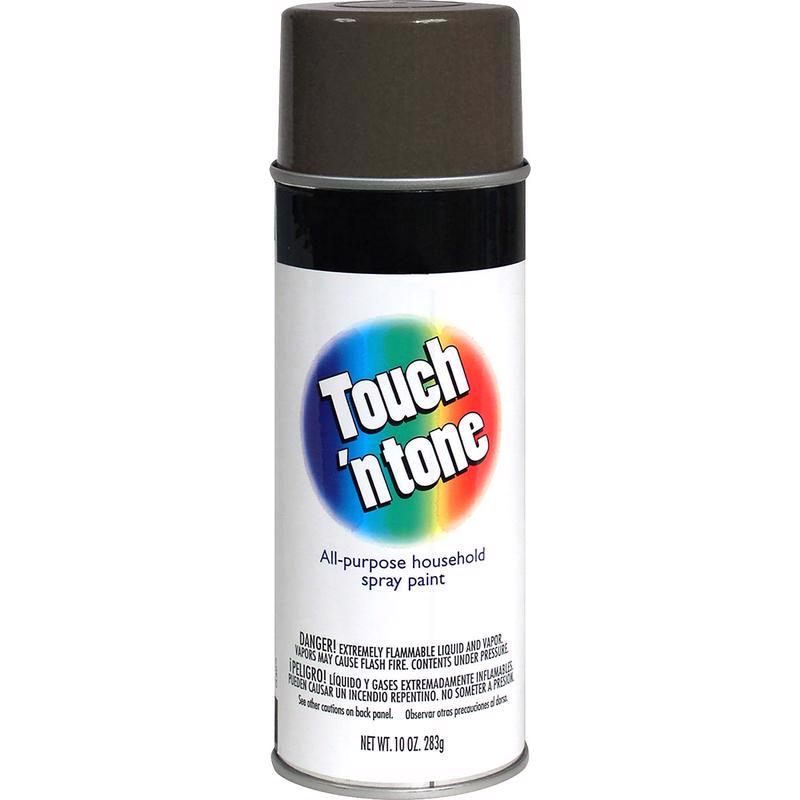 Rust-Oleum Touch 'N Tone Gloss Dove Gray Spray Paint 10 oz, Pack of 6