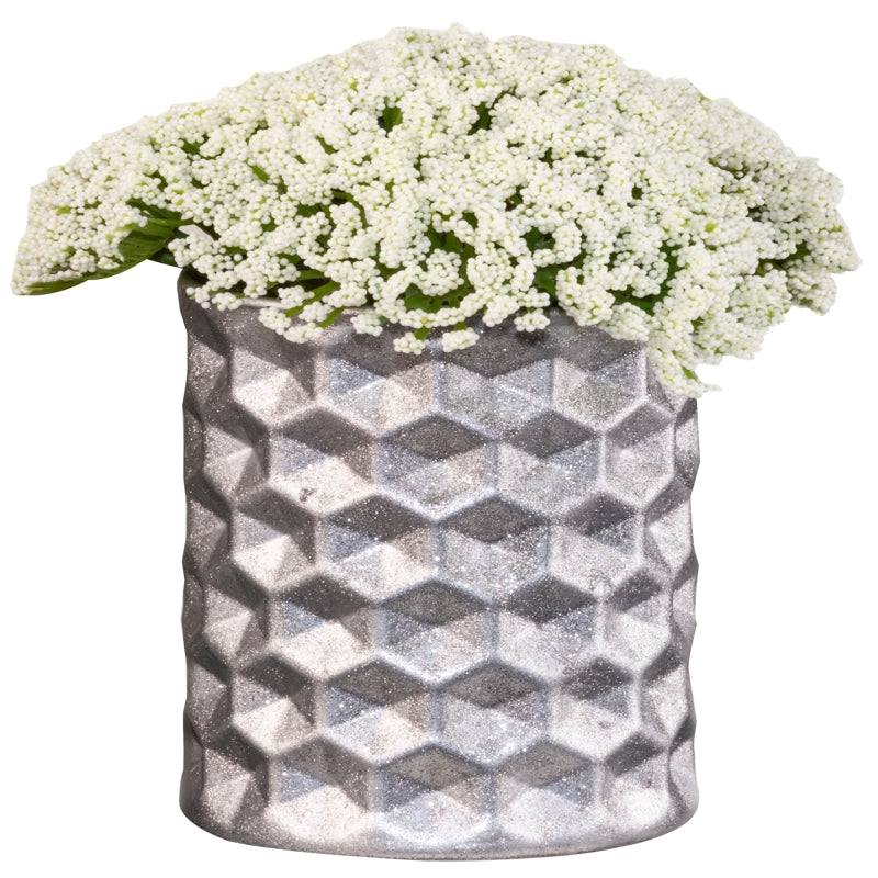 Rust-Oleum Imagine Glitter Silver Water-Based Glitter Paint Interior 8 oz, Pack of 4