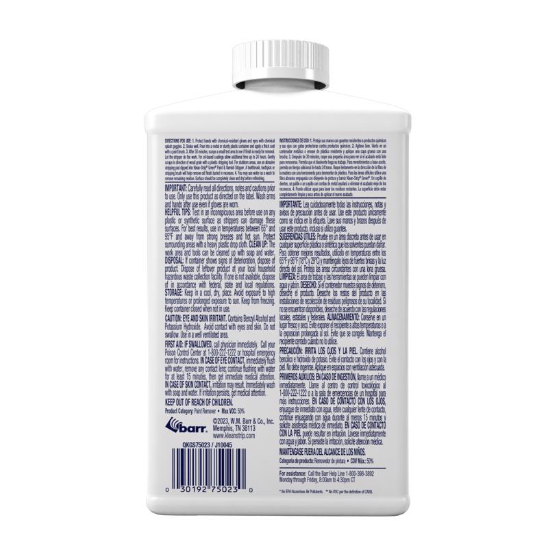 Klean Strip Green Paint and Varnish Stripper 1 qt, Pack of 4