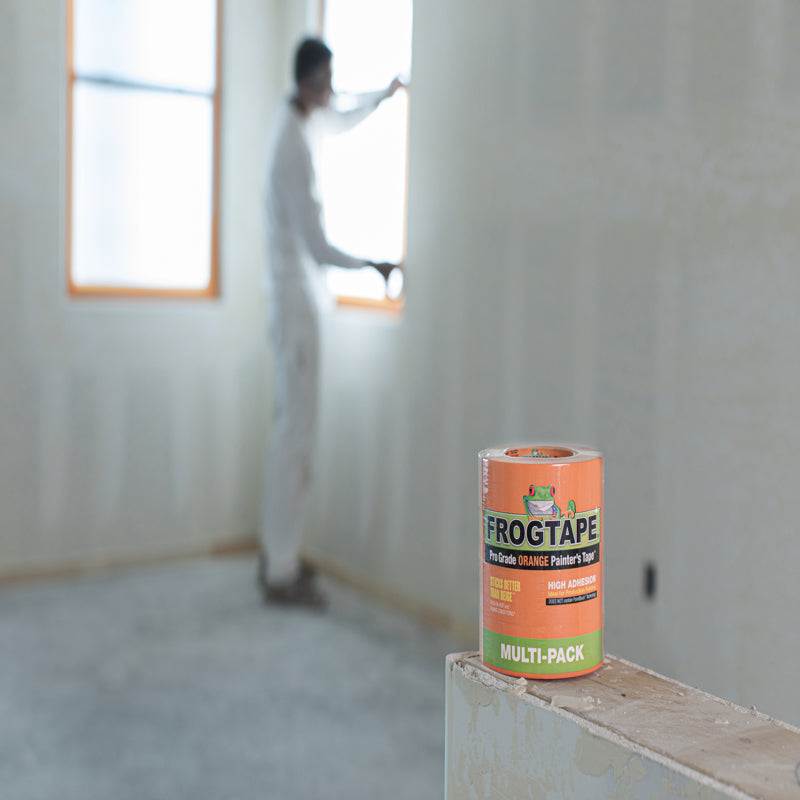 FrogTape Pro Grade 1.41 W X 60 yd L Orange High Strength Painter's Tape 4 pk, Pack of 6, Pack of 6