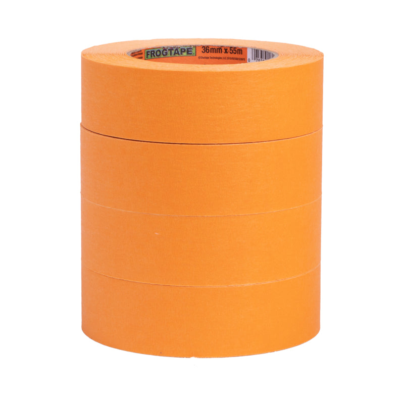FrogTape Pro Grade 1.41 W X 60 yd L Orange High Strength Painter's Tape 4 pk, Pack of 6, Pack of 6
