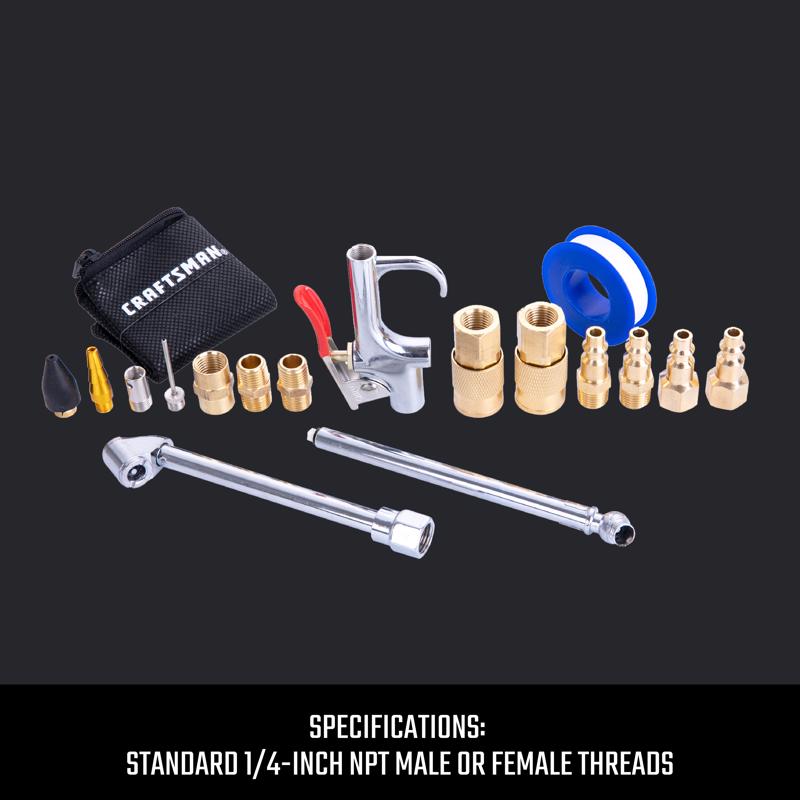 Craftsman 1/4 in. Air Tool Accessory Kit 18 pc