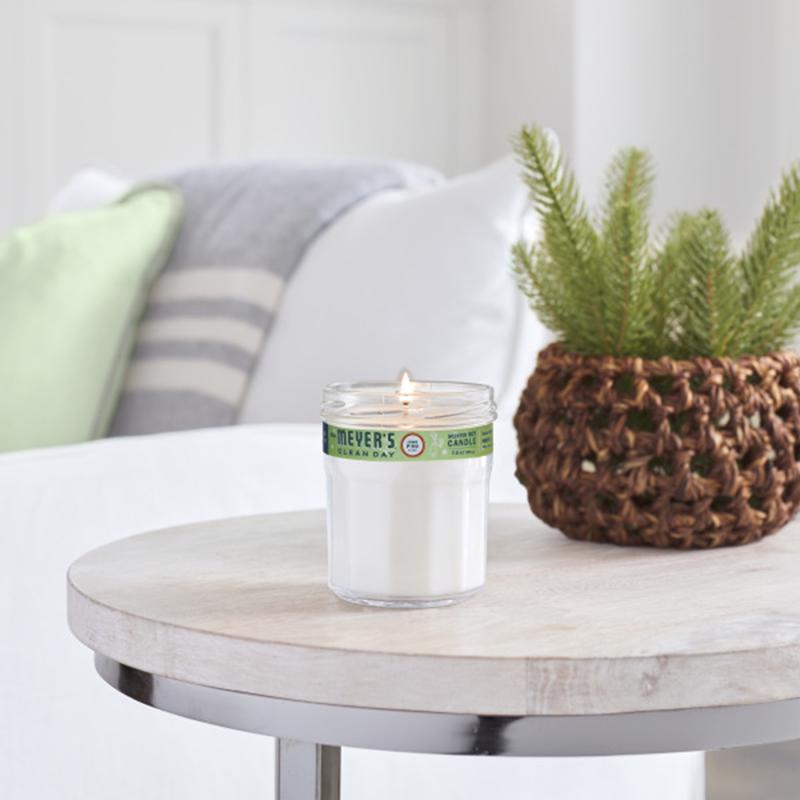 Mrs. Meyer's Clean Day White Iowa Pine Scent Soy Candle 7.2 oz, Pack of 6