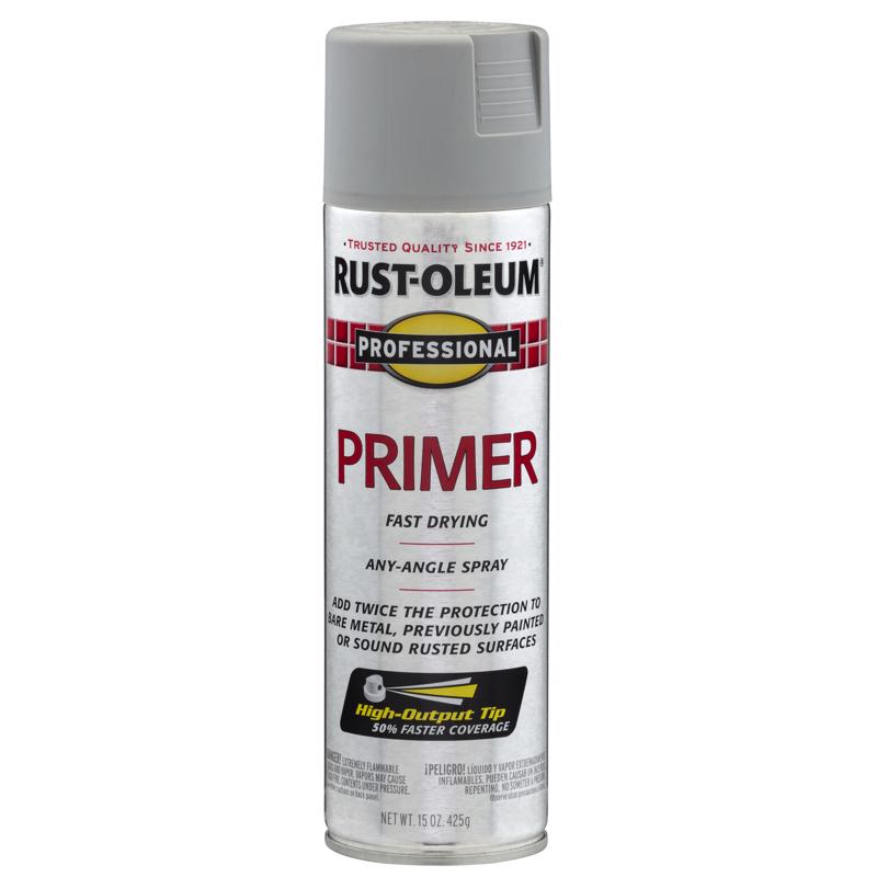 Rust-Oleum Professional Flat Gray Primer Spray 15 oz