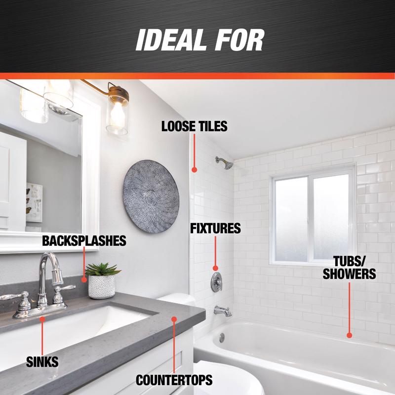 DAP Silicone Max White Silicone Kitchen and Bath Sealant 10.1 oz, Pack of 12