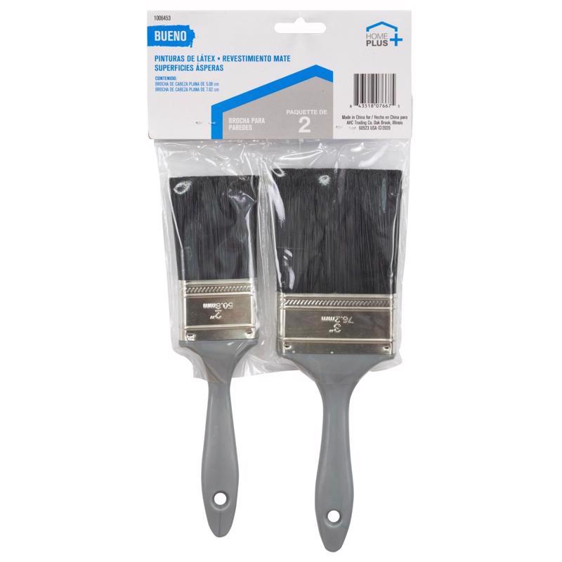 Home Plus Good Flat Paint Brush Set, Pack of 12