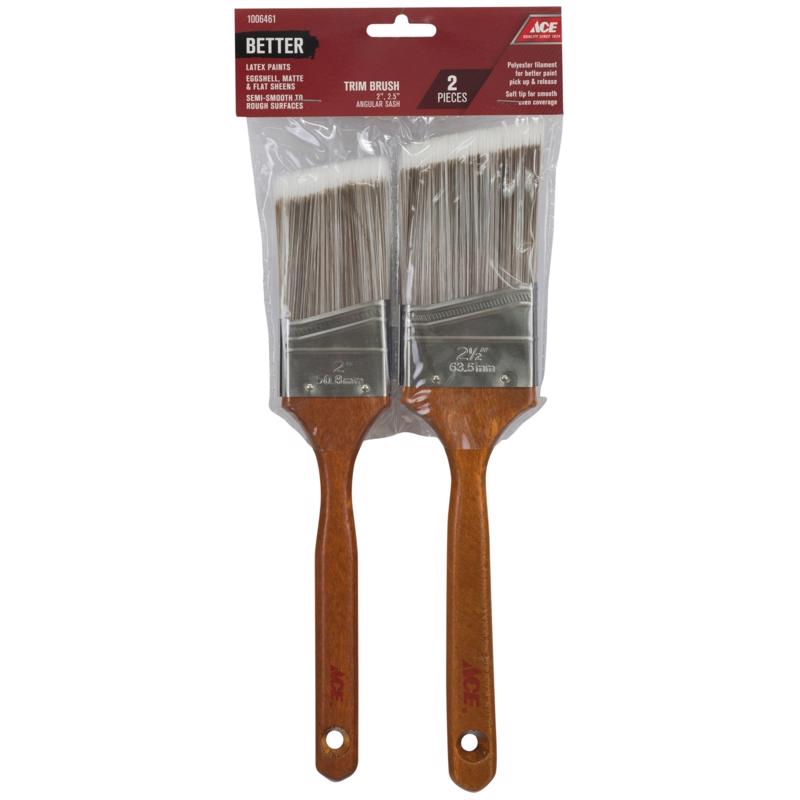 Ace Better Angle Paint Brush Set, Pack of 12