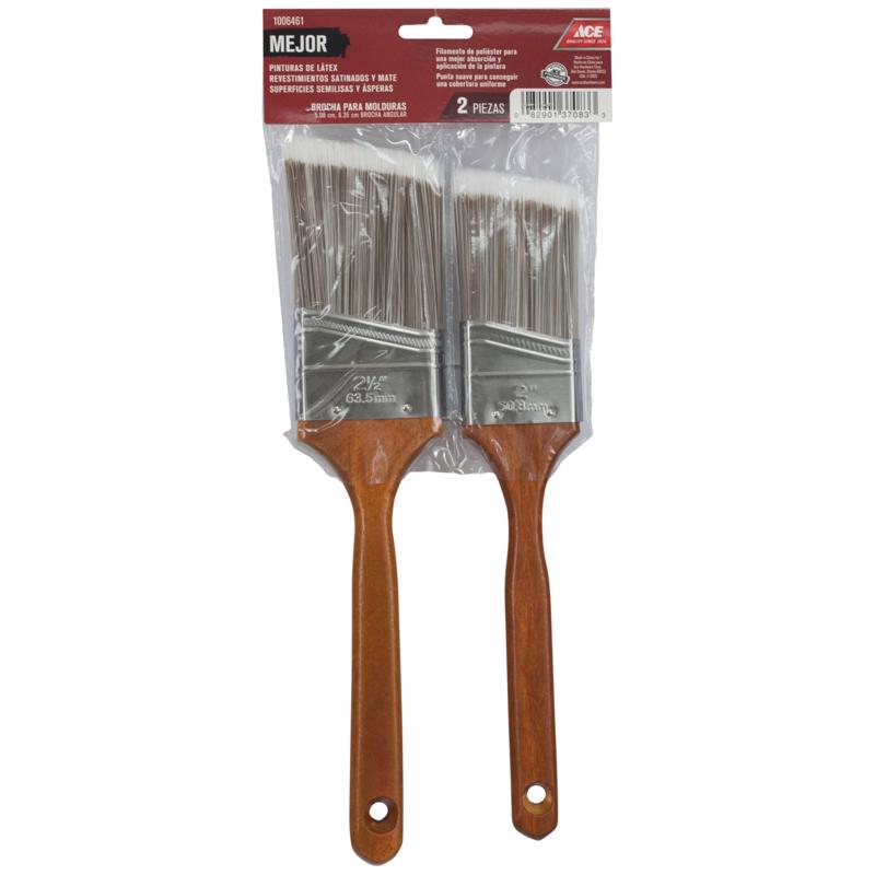 Ace Better Angle Paint Brush Set, Pack of 12