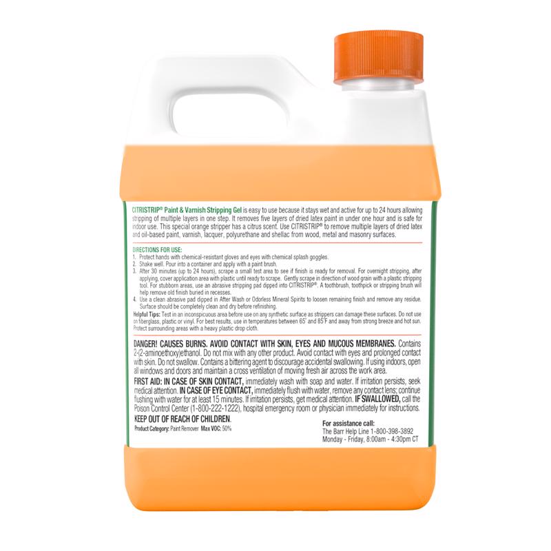 Citristrip Safer Paint and Varnish Stripper 32 oz, Pack of 6