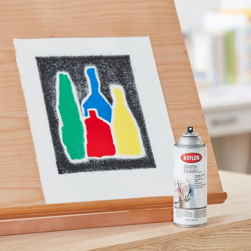 Krylon Matte Finish Clear Finish Spray Coating 11 oz, Pack of 6