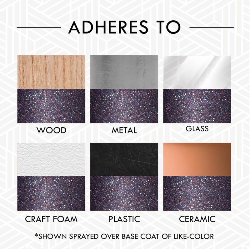Rust-Oleum Specialty Shimmer Purple Glitter Spray 10.25 oz, Pack of 4
