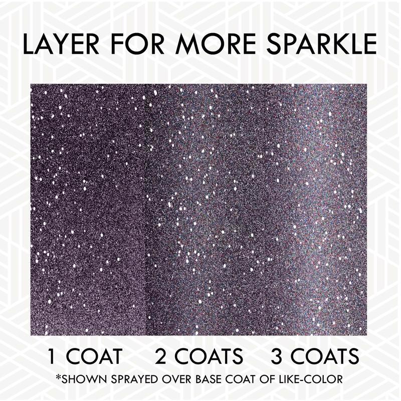 Rust-Oleum Specialty Shimmer Purple Glitter Spray 10.25 oz, Pack of 4