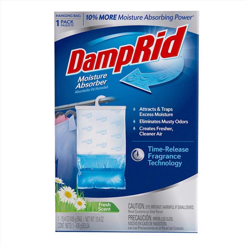 DampRid Hanging Moisture Absorber Fresh Scent 15.4 oz, Pack of 6