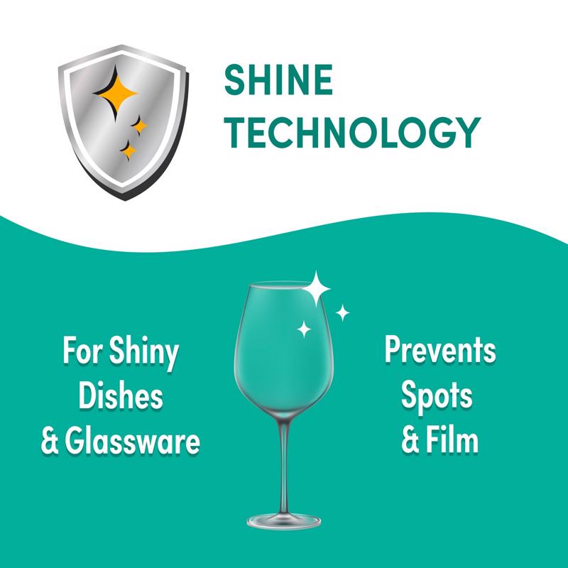 Lemi Shine Lemon Scent Liquid Dishwasher Rinse Aid 21 oz 1 pk, Pack of 6