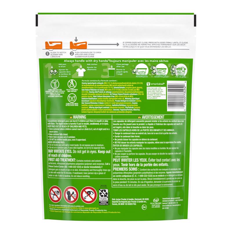 Gain Fling! Original Scent Laundry Detergent Pod 19 oz 24 pk, Pack of 4